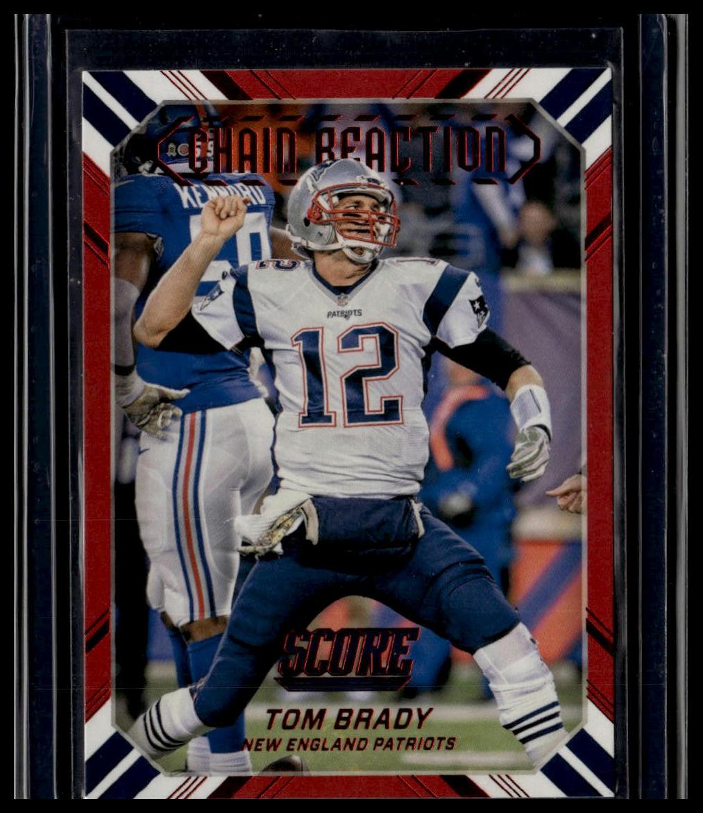2016 Score #3 Tom Brady Chain Reaction Red