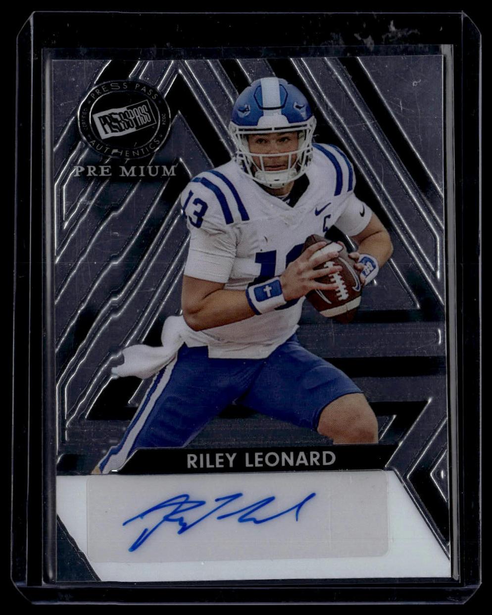 2024 Press Pass Premium #BA-RL1 Riley Leonard Autographs #/99