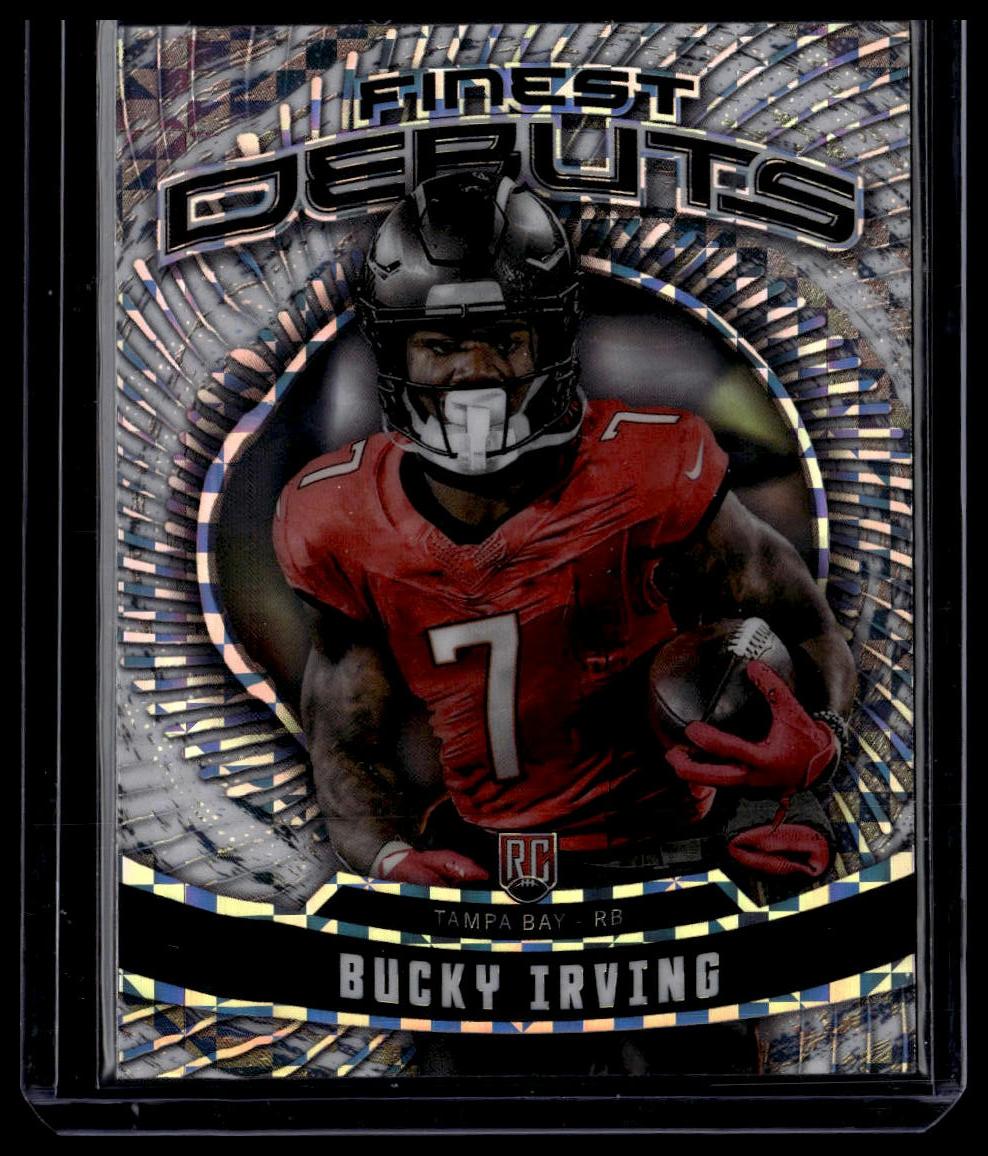 2024 Finest #D-28 Bucky Irving Debut Checkerboard Refractor