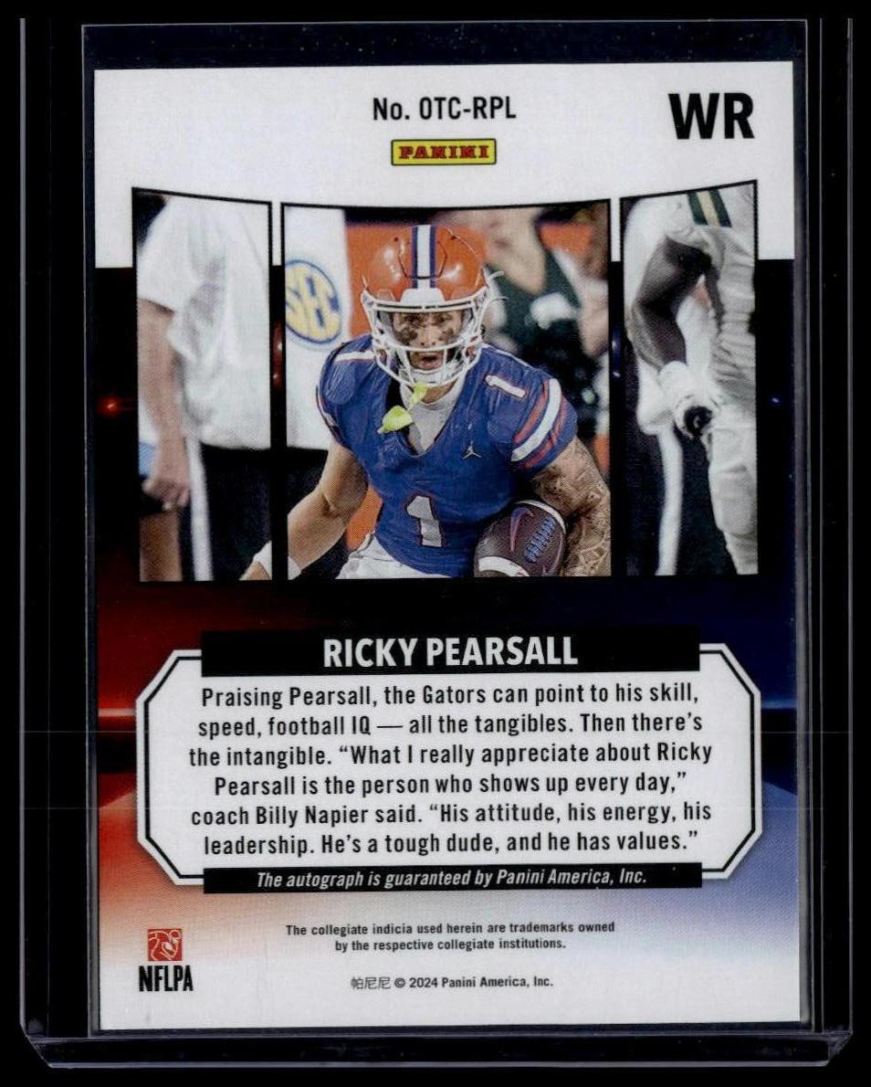 2024 Panini Prestige #OTC-RPL Ricky Pearsall On the Clock