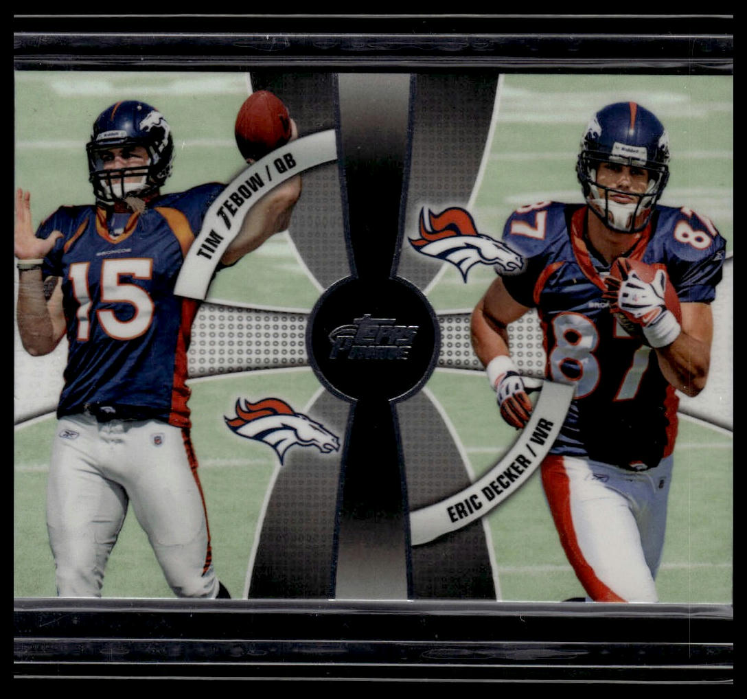 2010 Topps Prime #2Q-24 Tim Tebow / Eric Decker 2nd Quarter