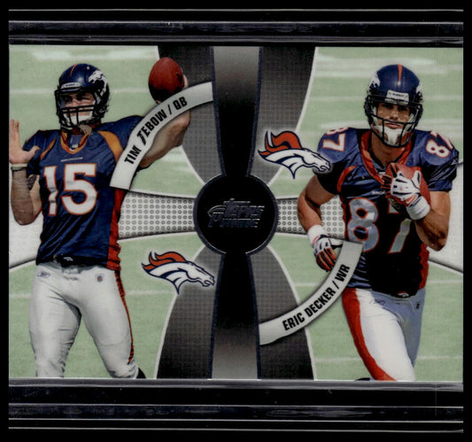 2010 Topps Prime #2Q-24 Tim Tebow / Eric Decker 2nd Quarter