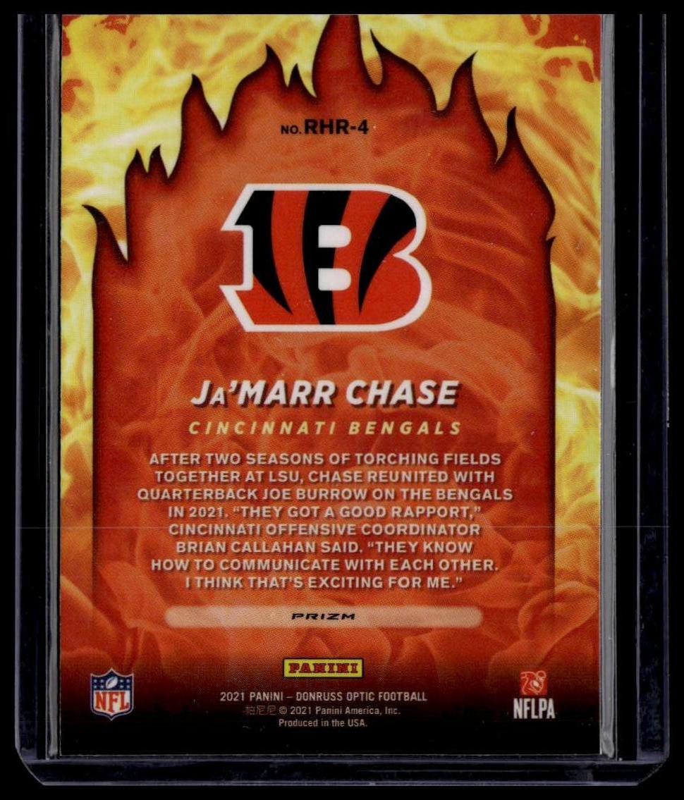 2021 Donruss Optic #RHR-4 Ja'Marr Chase Red Hot Rookies