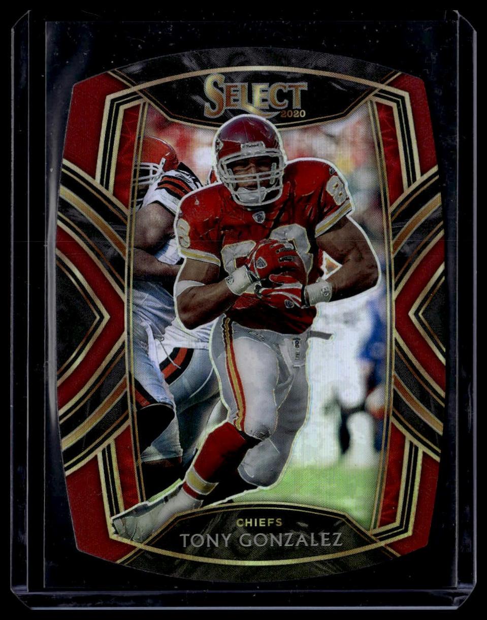 2020 Panini Select #234 Tony Gonzalez Red Prizm Die Cut