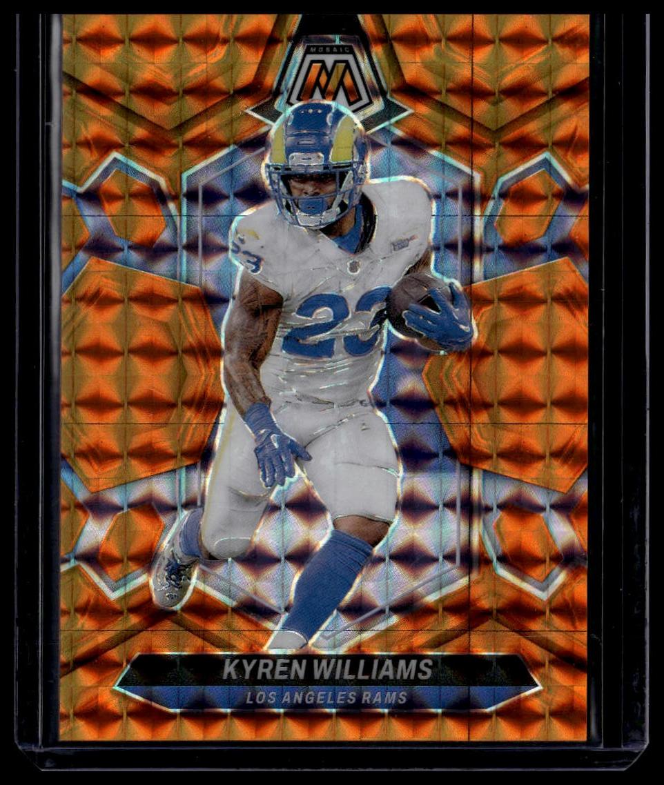 2024 Panini Mosaic #128 Kyren Williams Mosaic Orange #/199