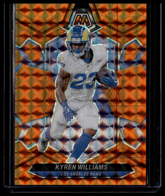 2024 Panini Mosaic #128 Kyren Williams Mosaic Orange #/199