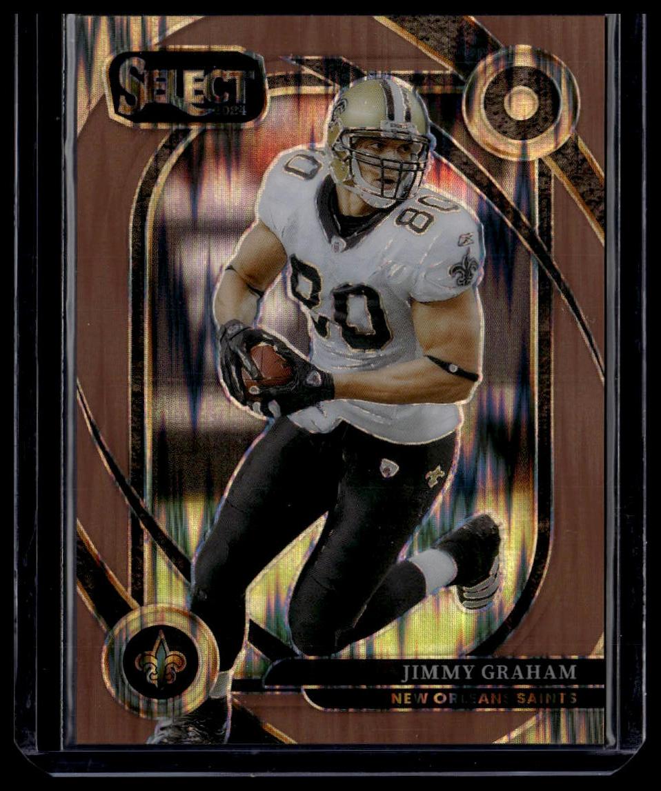 2024 Panini Select #269 Jimmy Graham Copper Prizm Shock #/299
