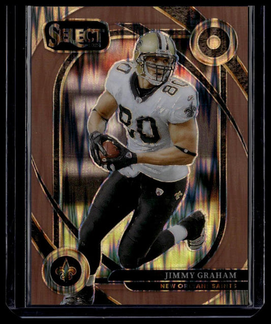 2024 Panini Select #269 Jimmy Graham Copper Prizm Shock #/299