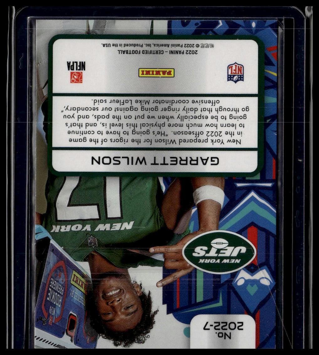 2022 Panini Certified #2022-7 Garrett Wilson 2022