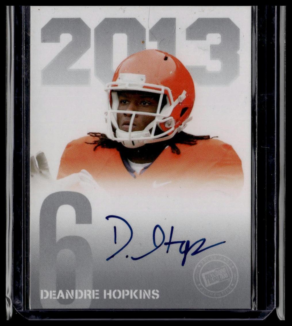 2013 Press Pass #PPS-DH DeAndre Hopkins Autographs Silver