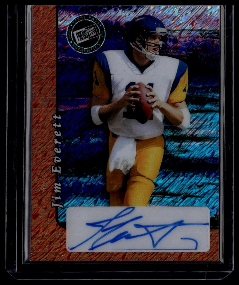 2024 Leaf Collective Press Pass 2000 Auto Shimmer Red Jim Everett /5