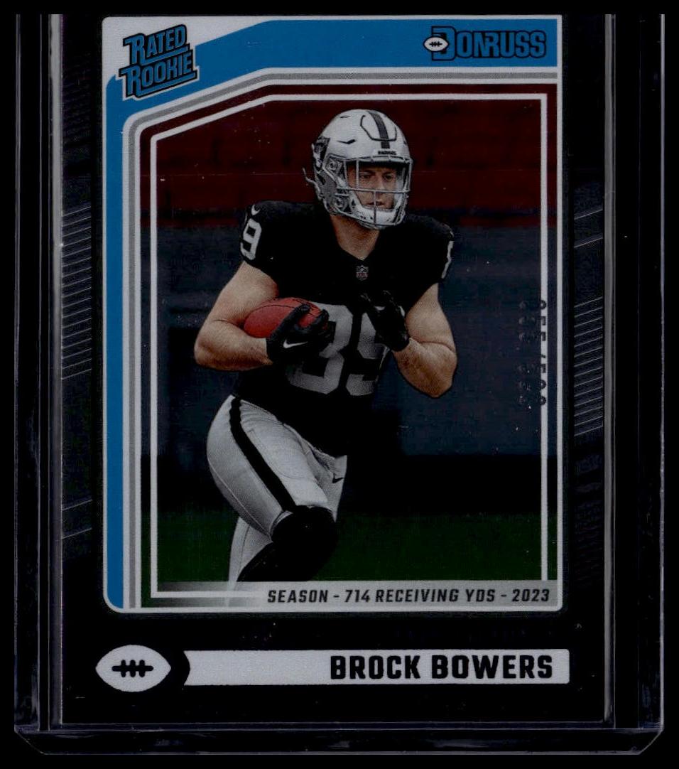 2024 Donruss #394 Brock Bowers Season Stat Line #/500