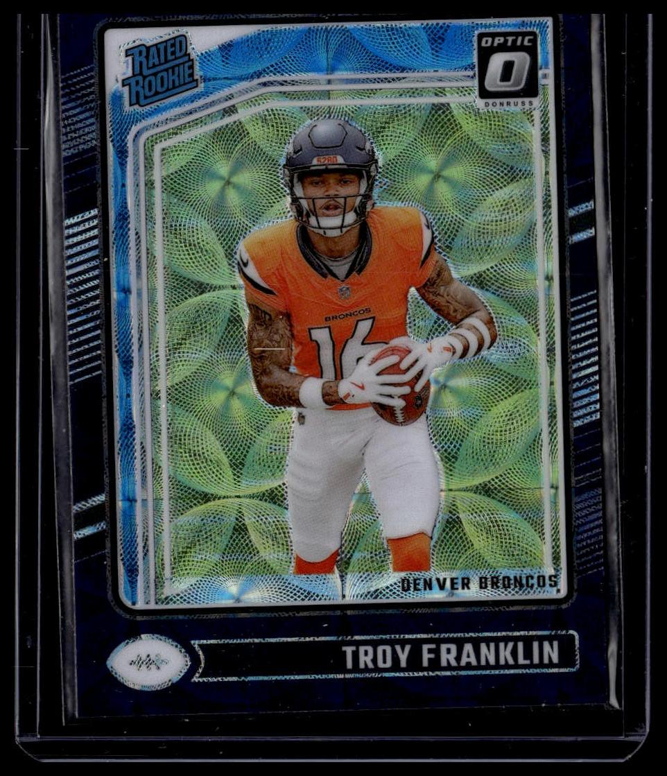 2024 Donruss Optic #294 Troy Franklin Purple Scope