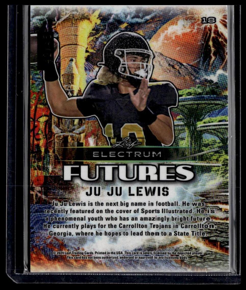 2024 Leaf Electrum - Bronze #18 Ju Ju Lewis #/45
