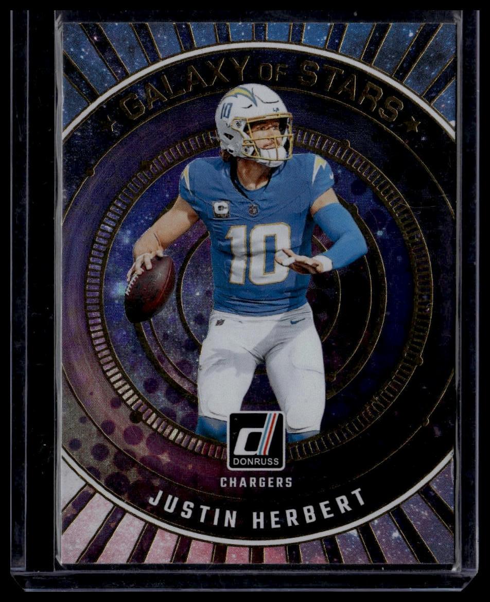 2024 Donruss #GOS-JHE Justin Herbert Galaxy of Stars