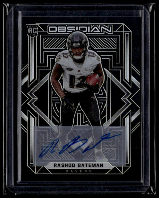 2021 Panini Obsidian #115 Rashod Bateman Rookie Autos #/150