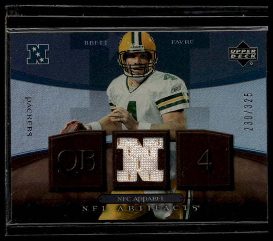 2007 Upper Deck Artifacts #NFC-BF Brett Favre AFC/NFC Apparel #/325