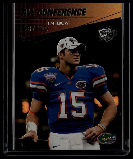 2010 Press Pass #85 Tim Tebow Reflectors #/500