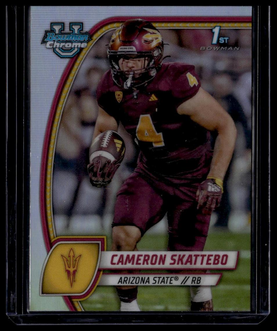 2024 Bowman University Chrome #37 Cameron Skattebo Refractor