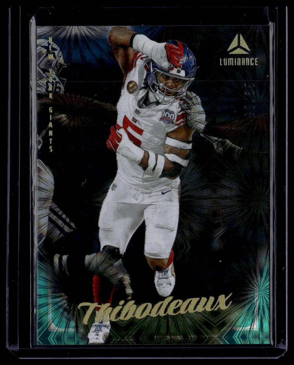 2025 Panini Luminance #64 Kayvon Thibodeaux Teal #/35