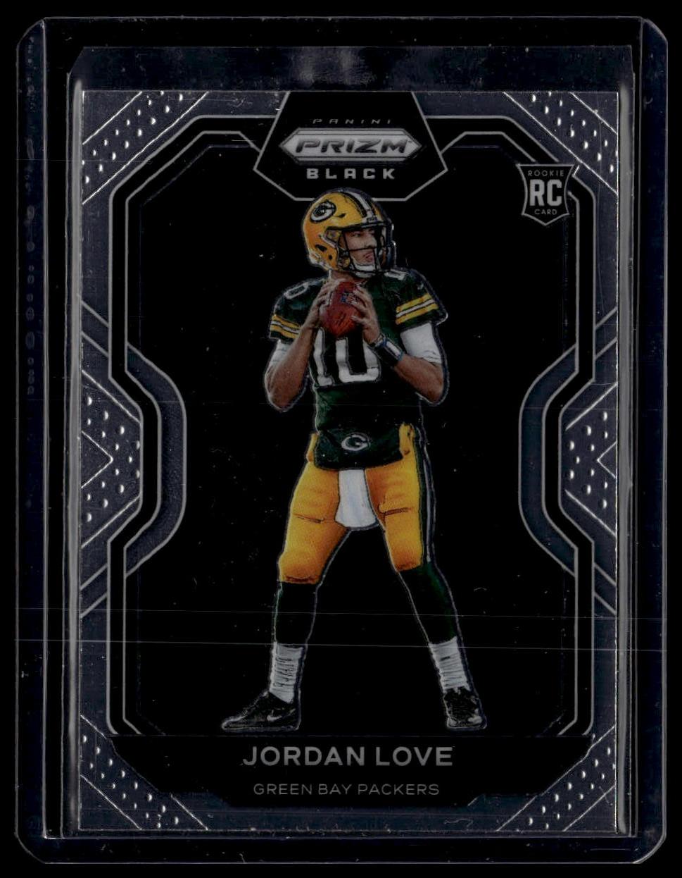 2020 Panini Chronicles #PB-4 Jordan Love Prizm Black