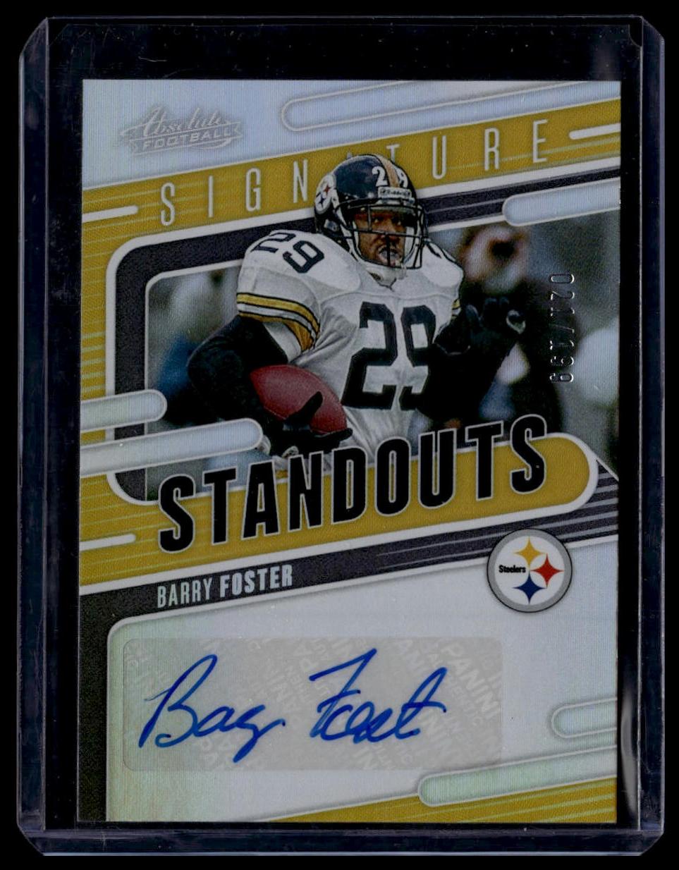 2024 Panini Absolute #SS-BFR Barry Foster Signature Standouts #/199