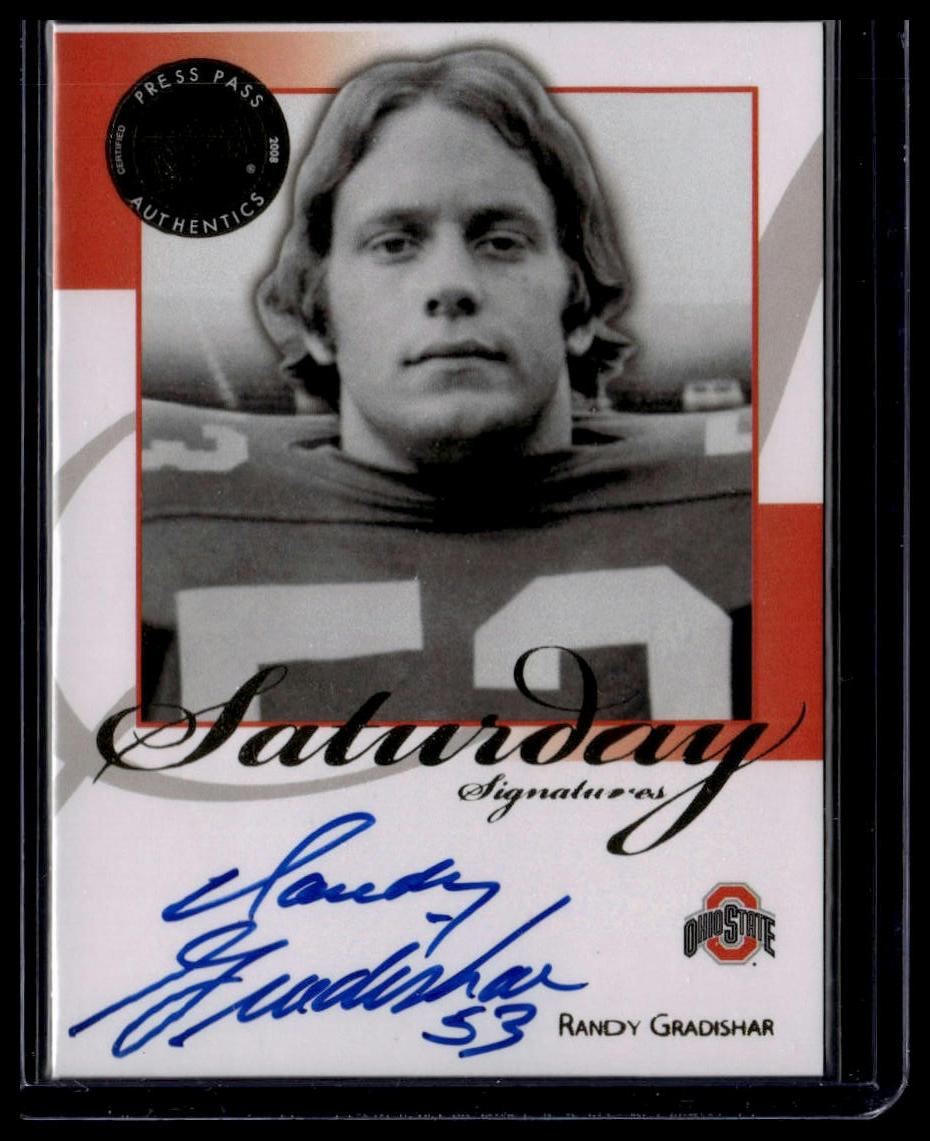 2008 Press Pass Legends #SS-RG Randy Gradishar Saturday Signatures