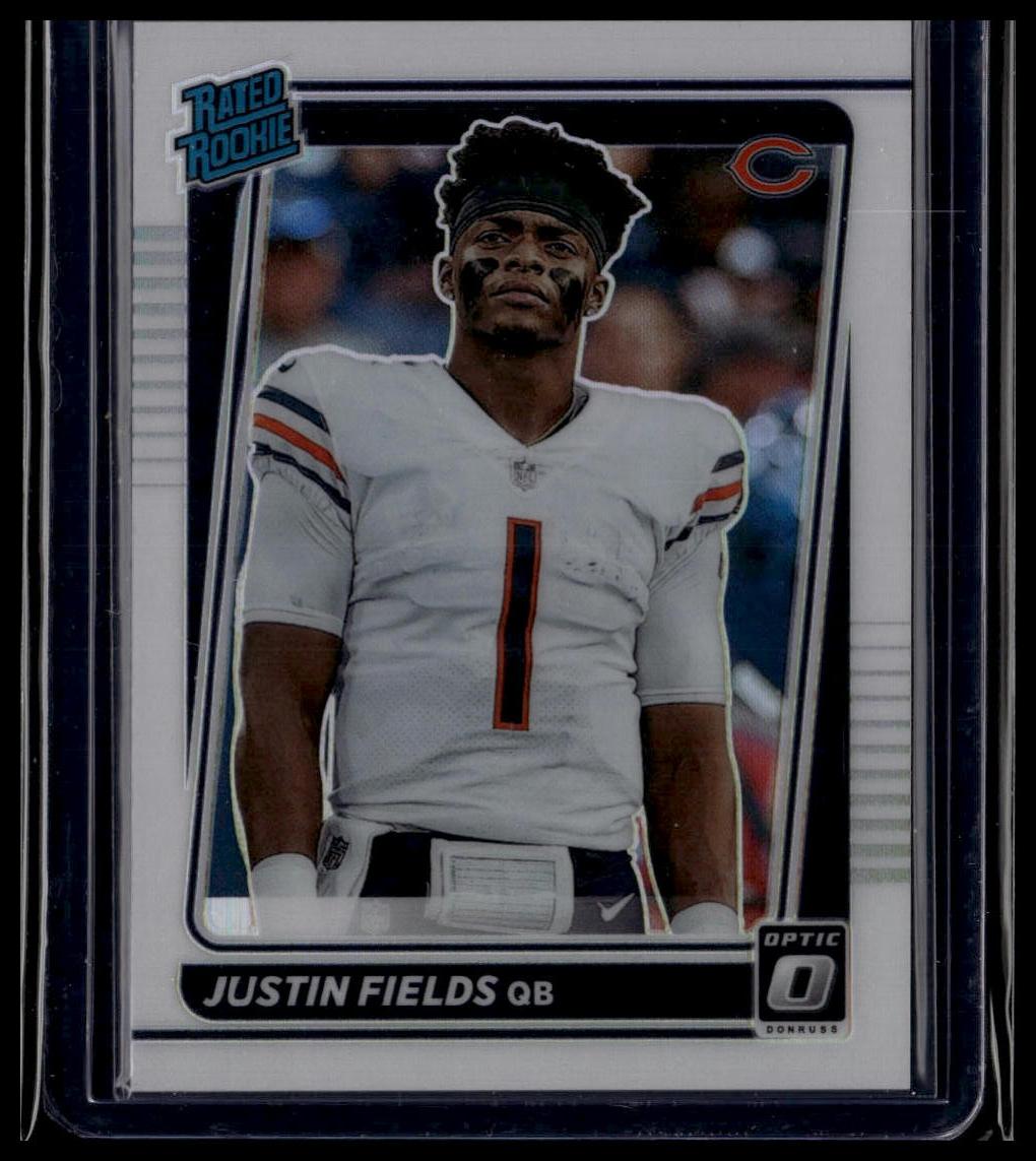 2021 Donruss Optic #204 Justin Fields Holo Variation