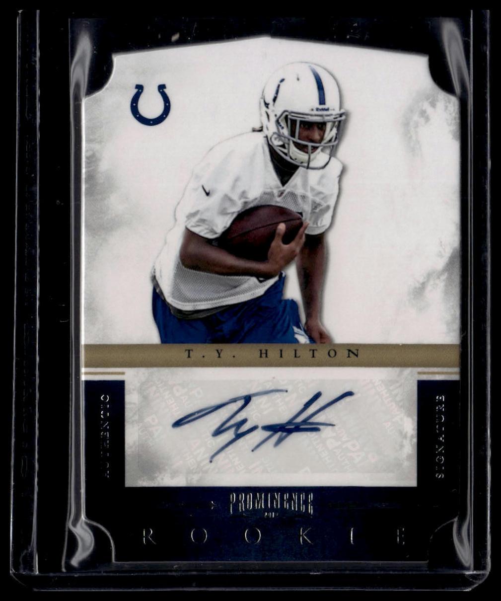 2012 Panini Prominence #215 T.Y. Hilton #/499