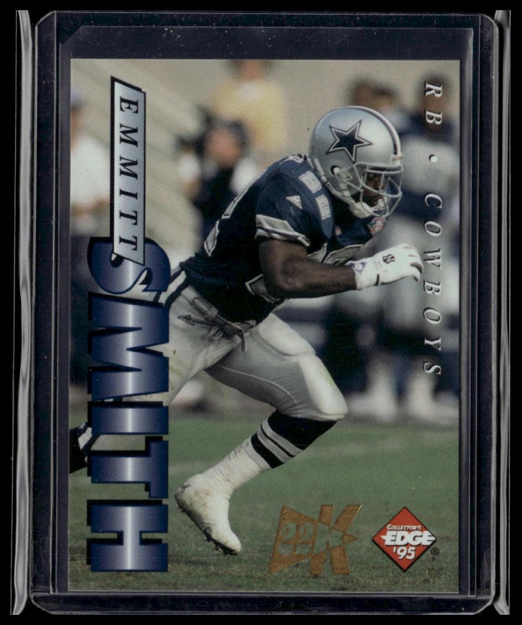 1995 Collector's Edge #56 Emmitt Smith 22K Gold Unnumbered