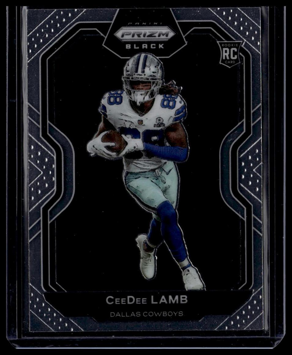 2020 Panini Chronicles #PB-11 CeeDee Lamb Prizm Black