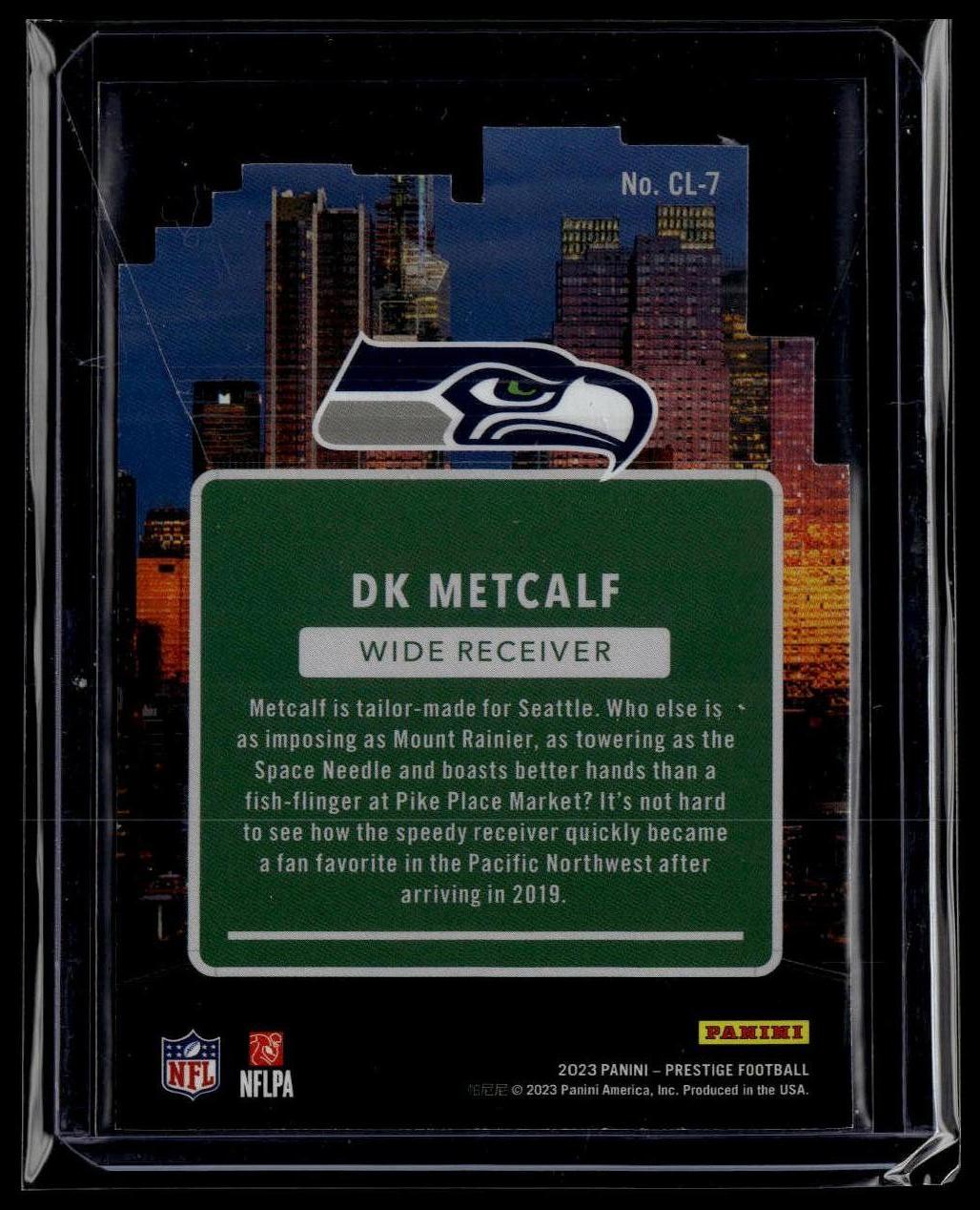 2023 Panini Prestige #CL-7 DK Metcalf City Limits