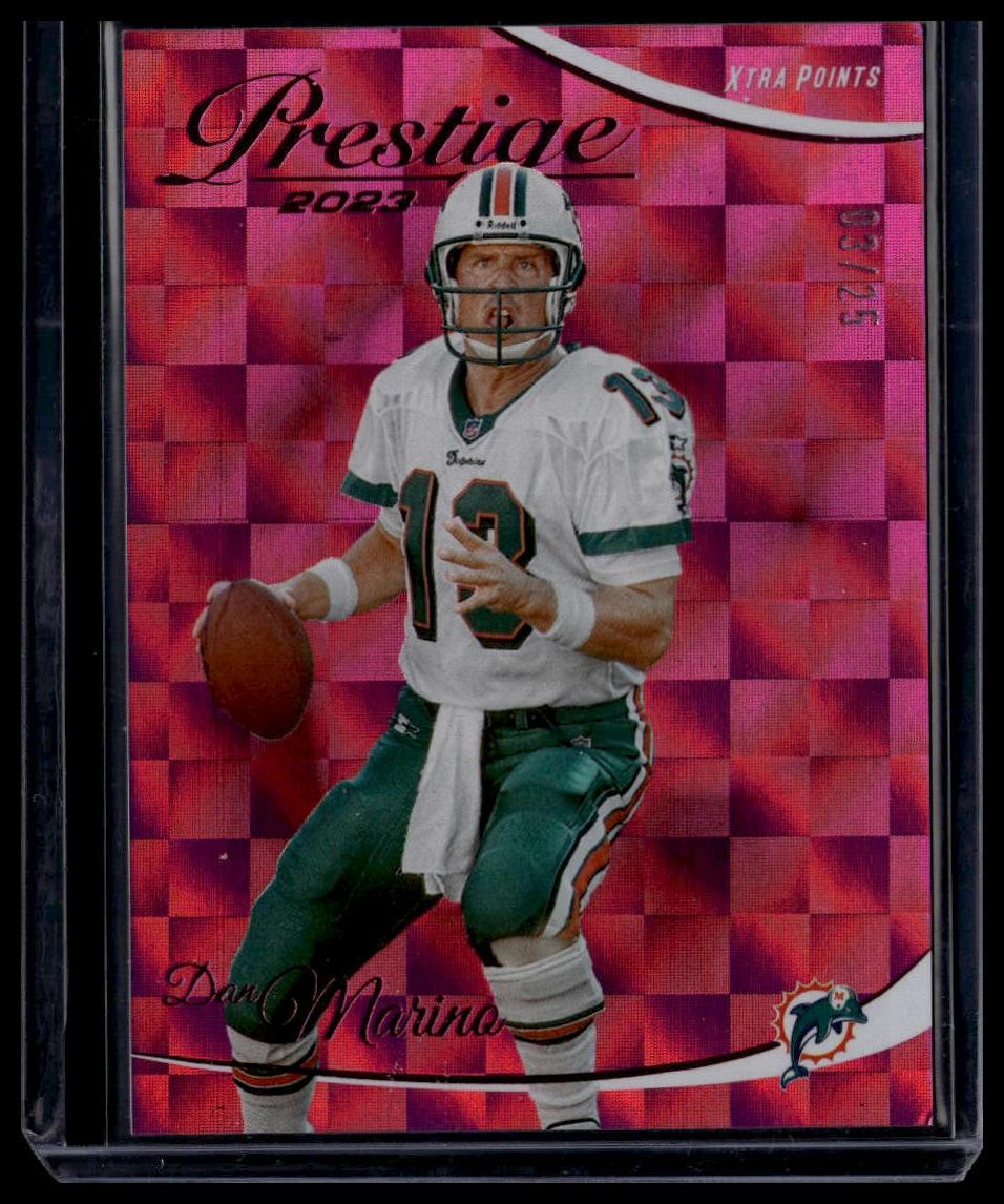 2023 Panini Prestige #178 Dan Marino Xtra Points Pink #/25