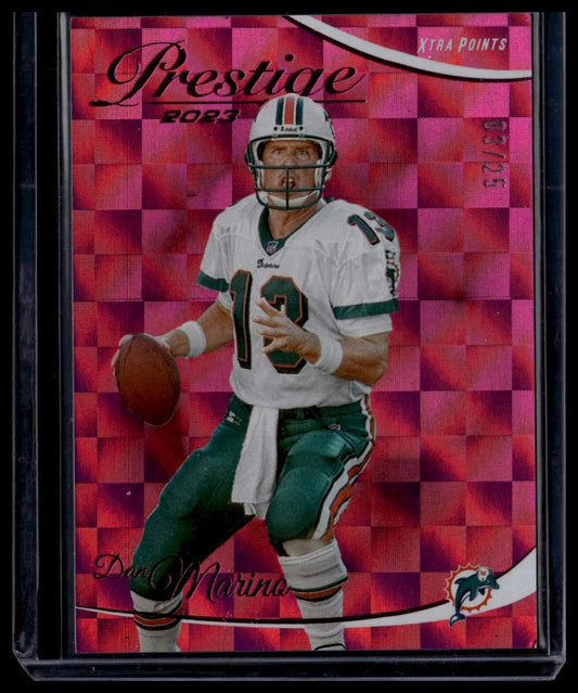 2023 Panini Prestige #178 Dan Marino Xtra Points Pink #/25