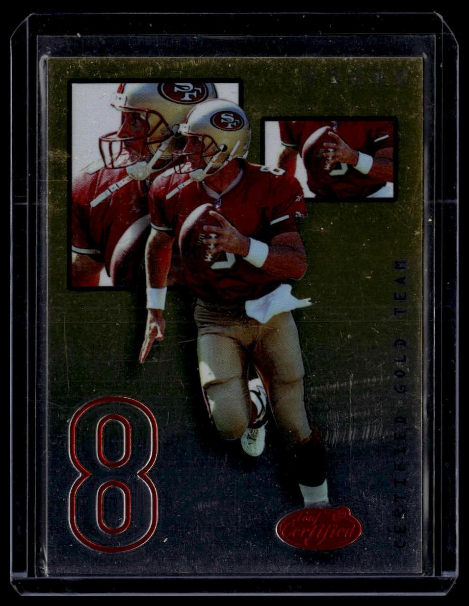 1999 Leaf Certified #CGT15 Steve Young Certified Gold Team