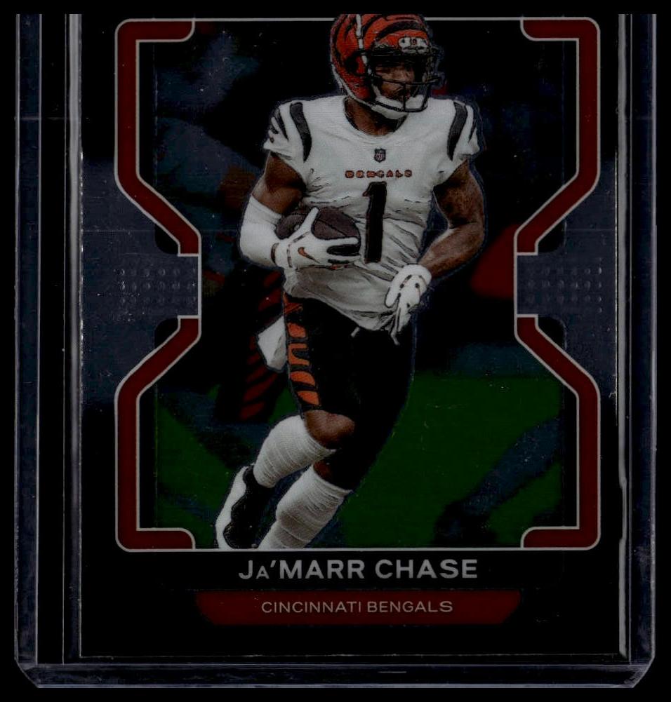 2021 Panini Chronicles #PB-9 Ja'Marr Chase Prizm Black