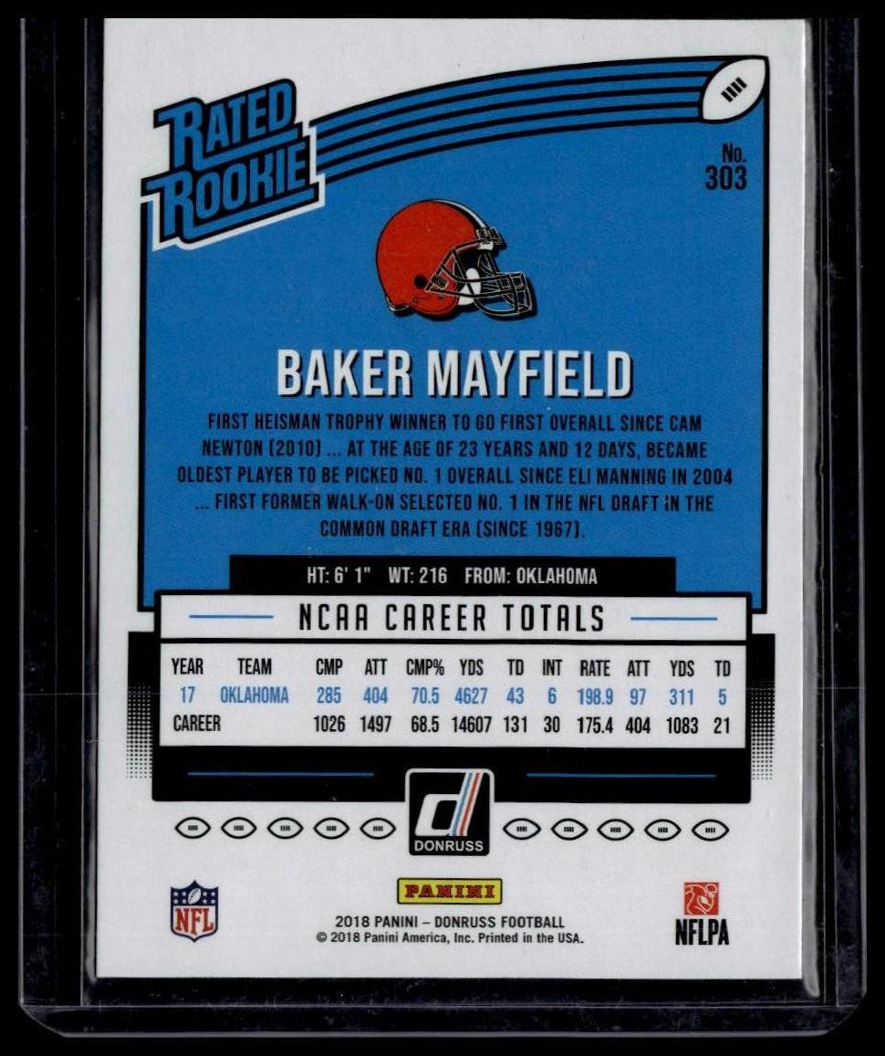 2018 Donruss #303 Baker Mayfield