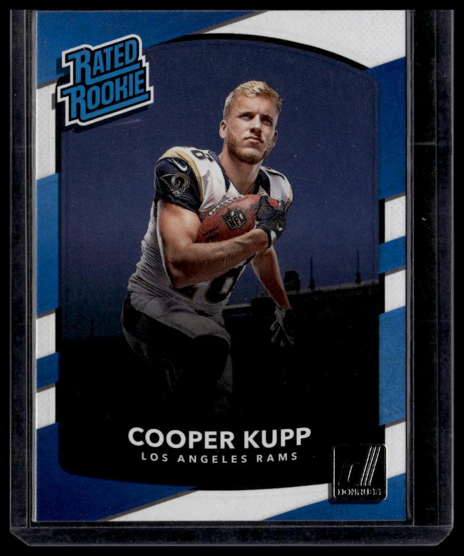 2017 Donruss #329 Cooper Kupp Press Proof Blue