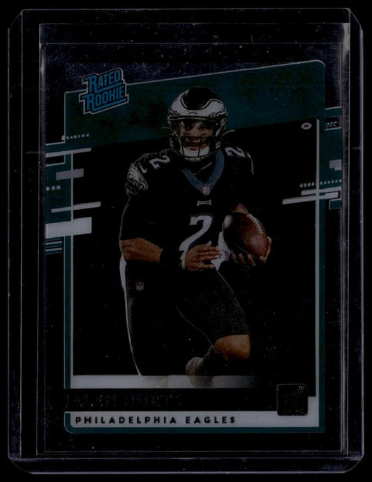 2020 Panini Chronicles #RR-JAH Jalen Hurts Clearly Donruss Rated Rookies