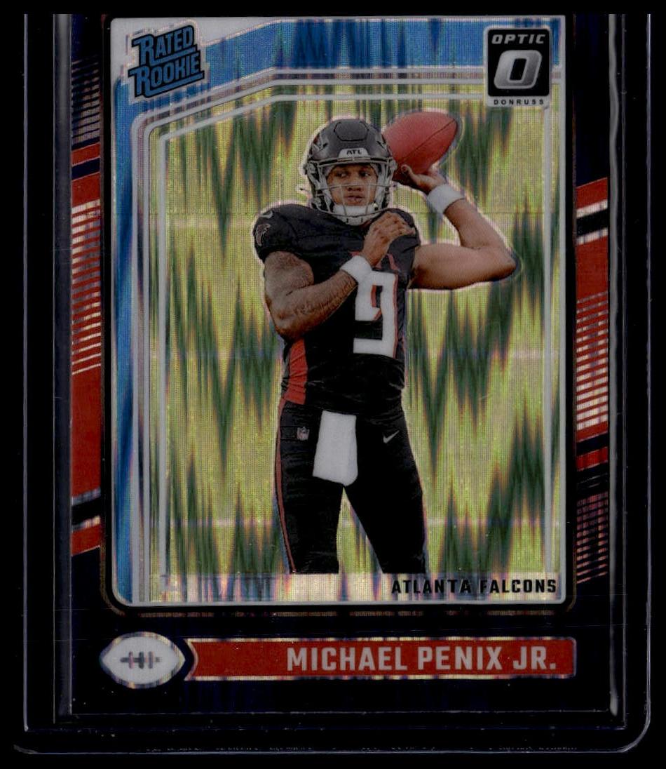 2024 Donruss Optic #279 Michael Penix Jr. Purple Shock
