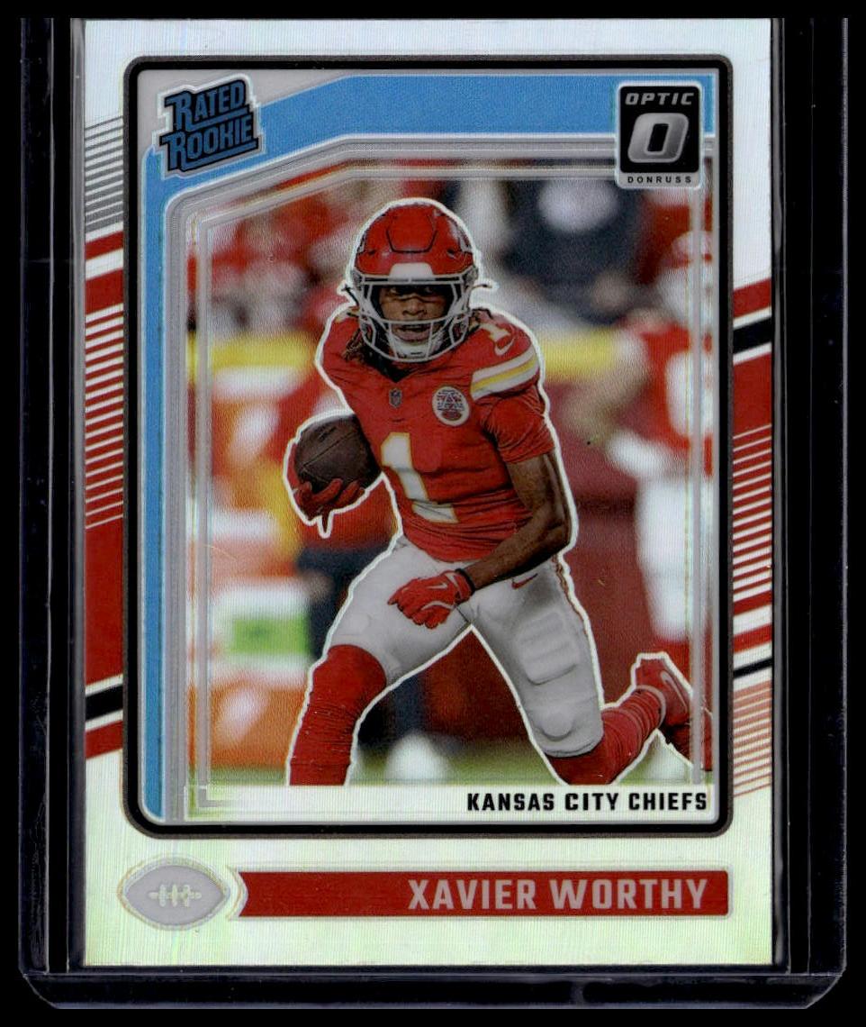 2024 Donruss Optic #300 Xavier Worthy Holo