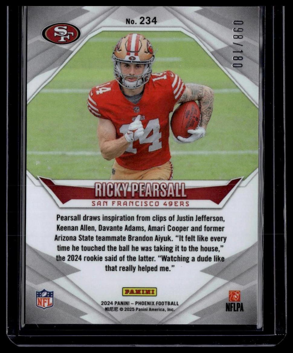 2024 Panini Phoenix #234 Ricky Pearsall Stars #/180