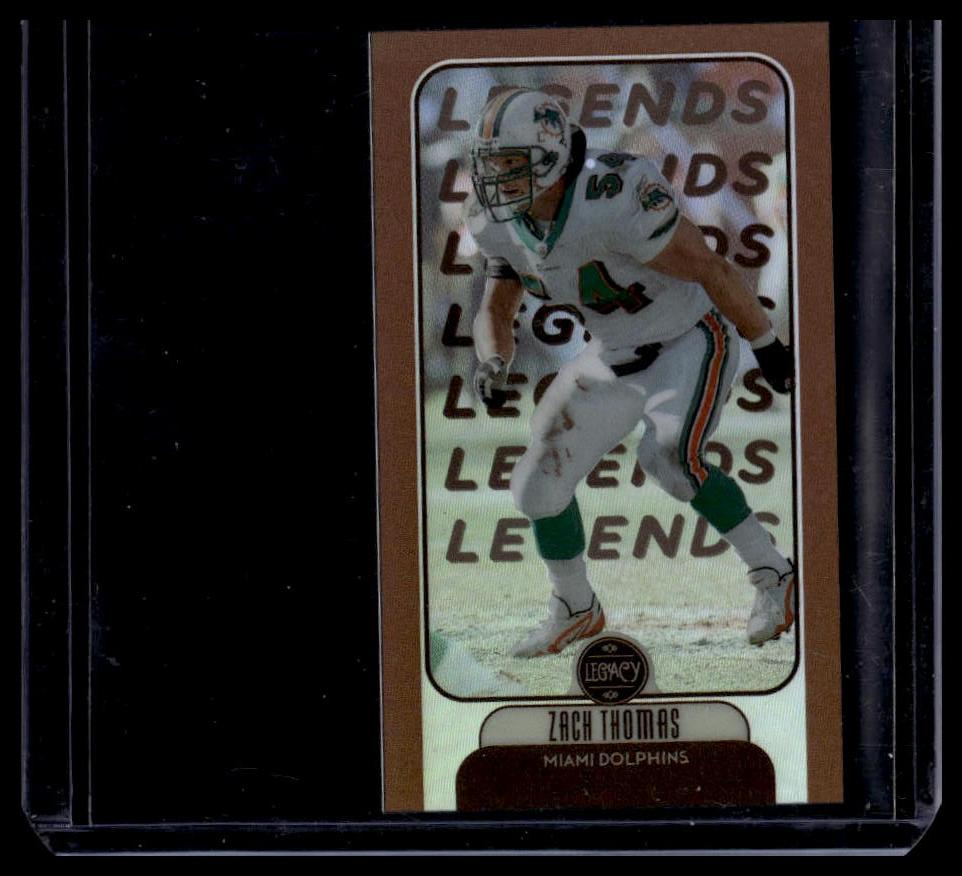 2021 Panini Legacy #113 Zach Thomas Premium Edition Mini Bronze #/100