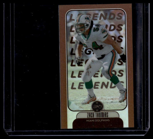 2021 Panini Legacy #113 Zach Thomas Premium Edition Mini Bronze #/100