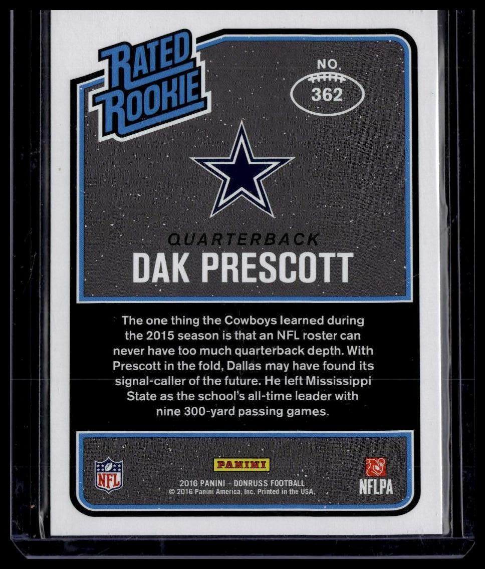 2016 Donruss #362 Dak Prescott