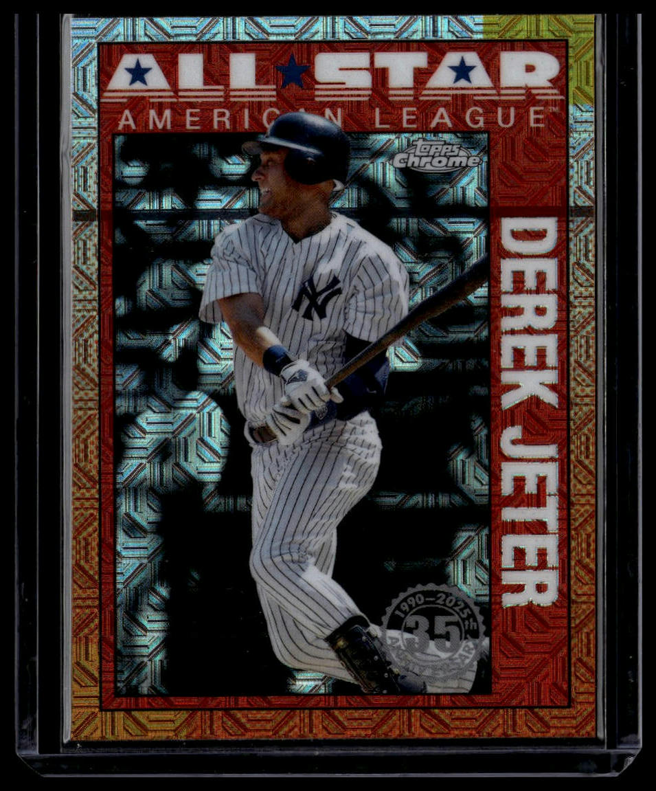 2025 Topps #90ASC-22 Derek Jeter 1990 35th Anniversary Chrome All-Stars