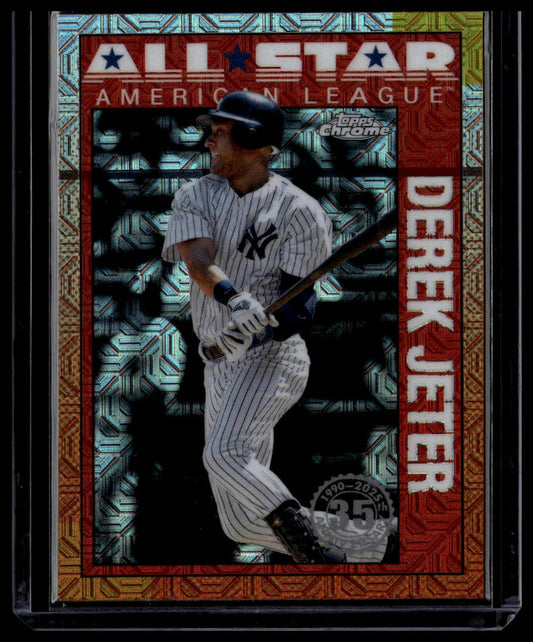 2025 Topps #90ASC-22 Derek Jeter 1990 35th Anniversary Chrome All-Stars