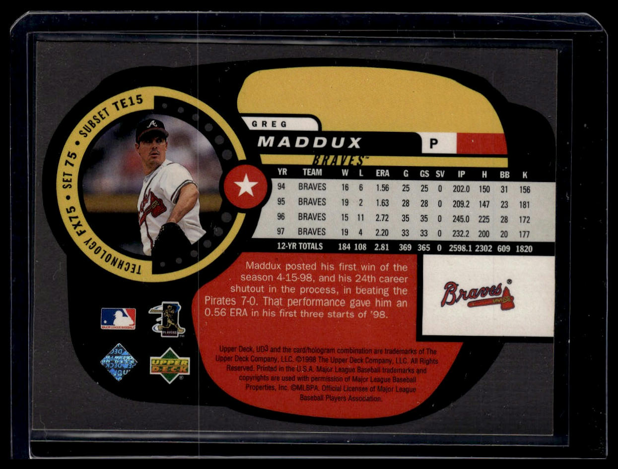 1998 Upper Deck UD3 #75 Greg Maddux