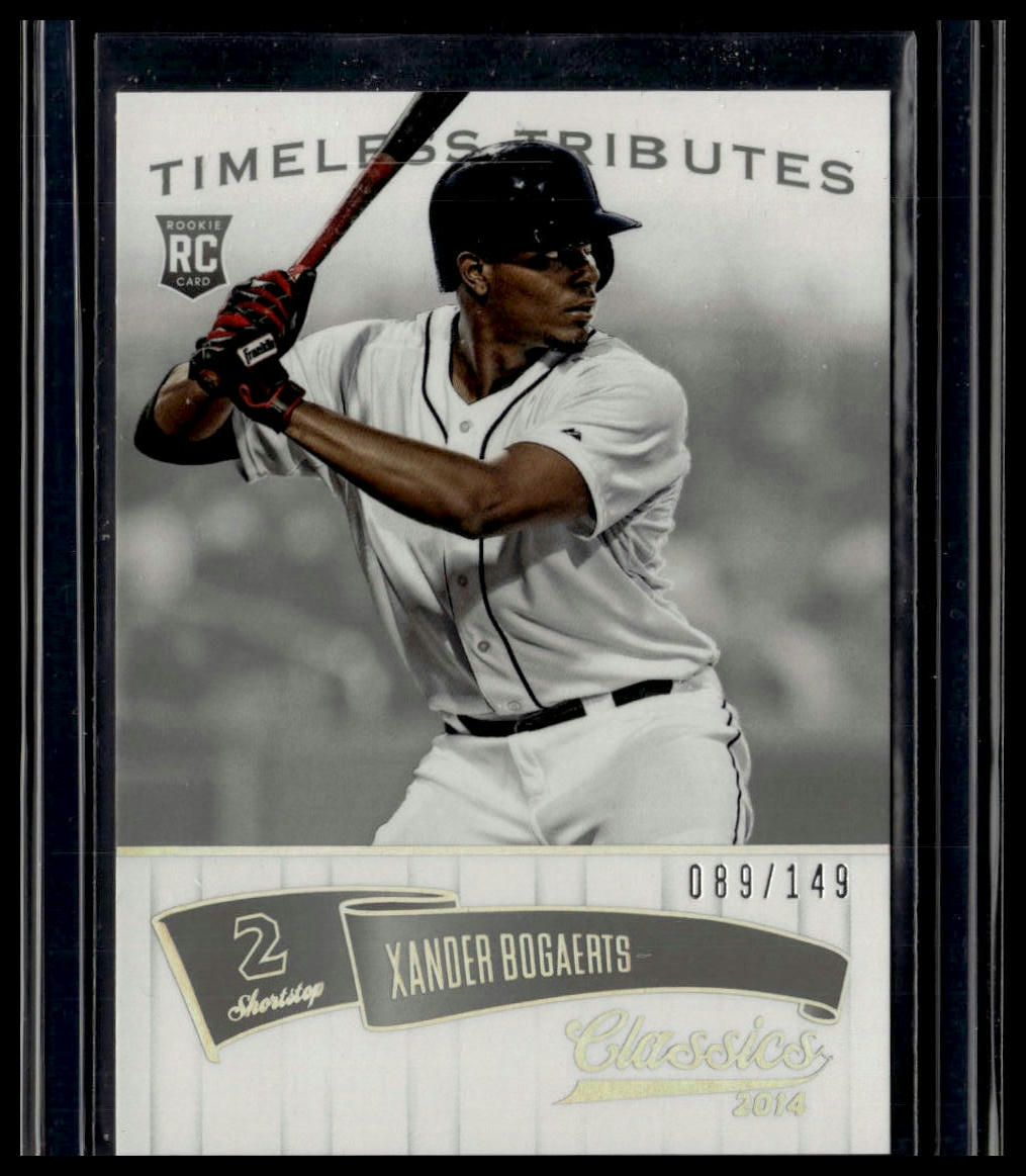 2014 Panini Classics #198 Xander Bogaerts Timeless Tributes Silver #/149
