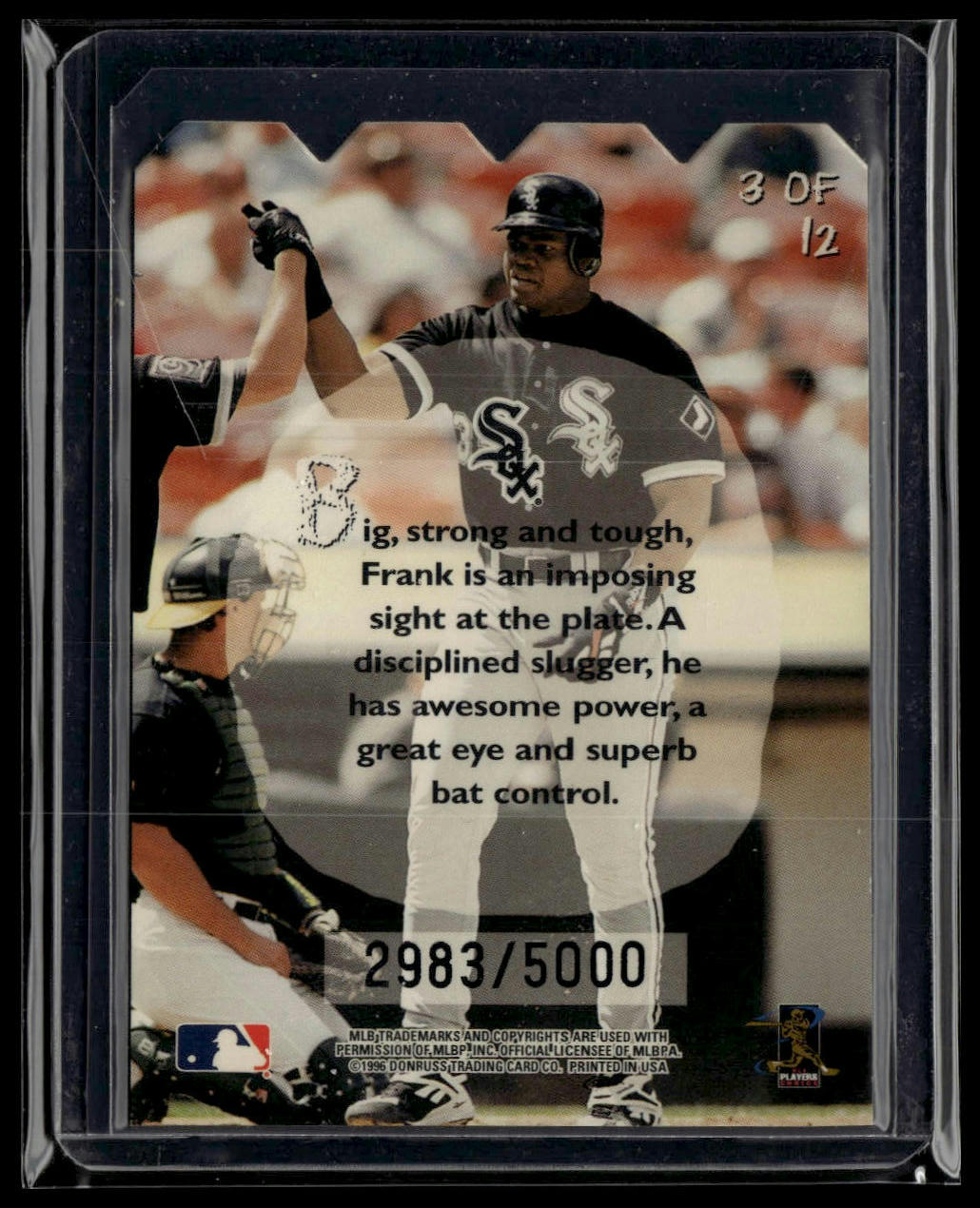 1997 Leaf #3 Frank Thomas Knothole Gang #/5000
